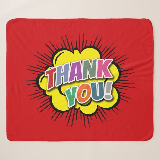Couverture Sherpa Merci (Devant (Horizontal))