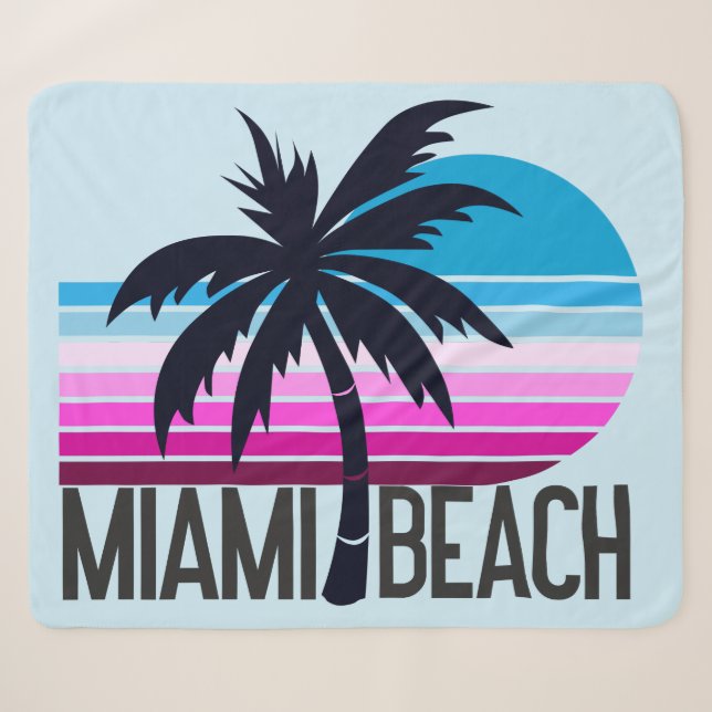 Couverture Sherpa Miami Beach (Devant (Horizontal))