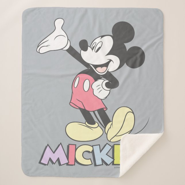 Couverture Sherpa Mickey classique (Devant)
