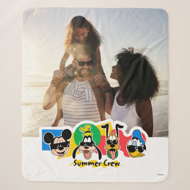 Couverture Sherpa Mickey et amis| Vacances d'été en famille (Devant)