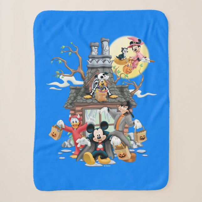 Couverture Sherpa Mickey et les amis de la maison hantée (Devant)