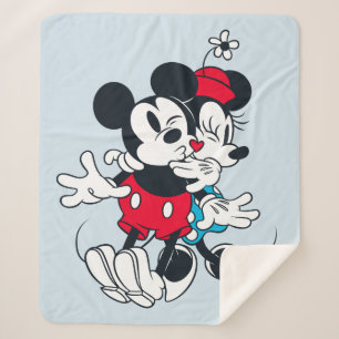 Couverture Sherpa Mickey et Minnie  L'Amour toujours