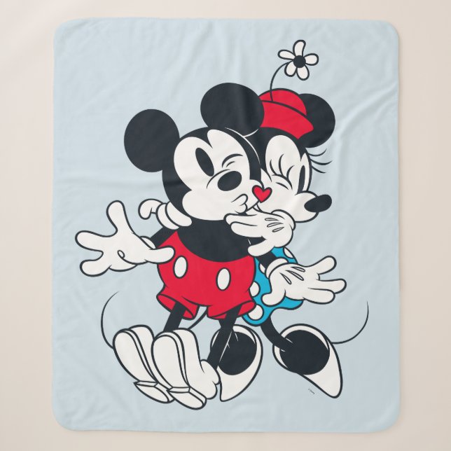 Couverture Sherpa Mickey et Minnie| L'Amour toujours (Devant)