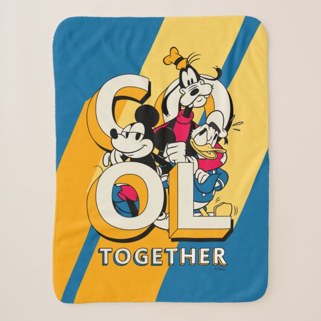 Couverture Sherpa Mickey & Friends | Cool Ensemble (Devant)