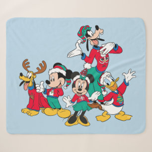 Couverture Sherpa Mickey & Friends   Costumes de Noël