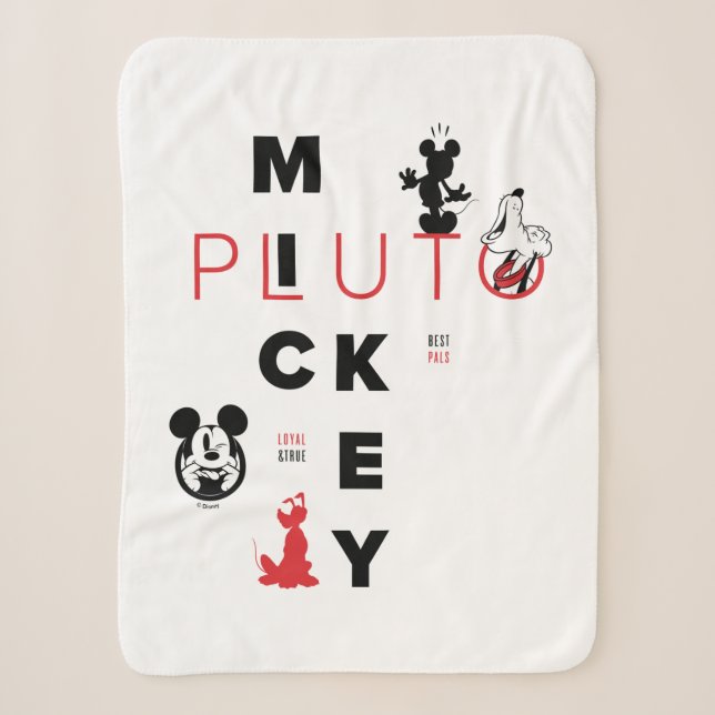 Couverture Sherpa Mickey & Friends | Mickey & Pluto Best Pals (Devant)