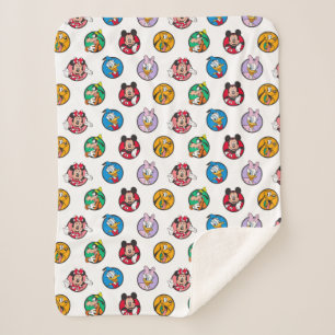 Couverture Sherpa Mickey & Friends Motif Cercles Classiques