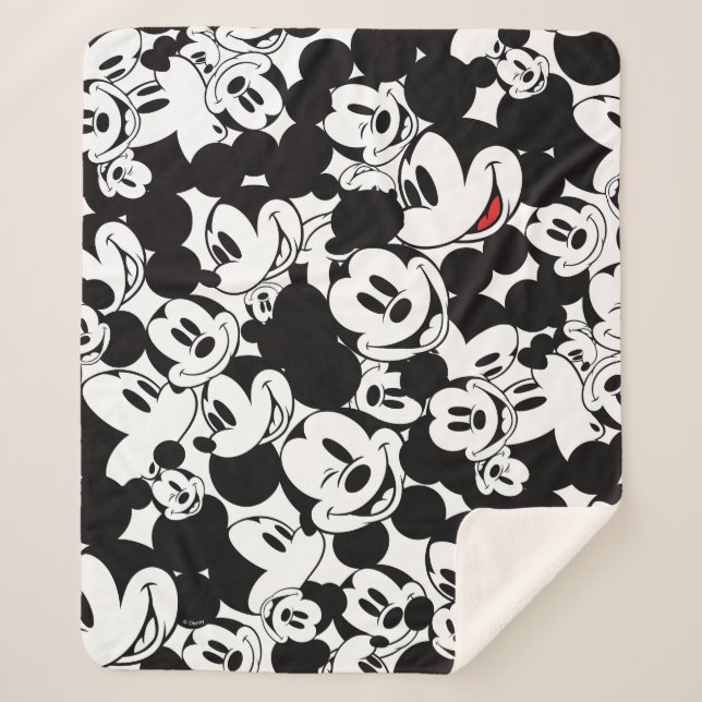 Couverture Sherpa Mickey & Friends | Motif classique Mickey (Devant)