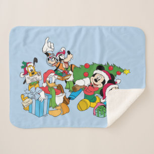 Couverture Sherpa Mickey & Friends  Prêt pour les Fêtes