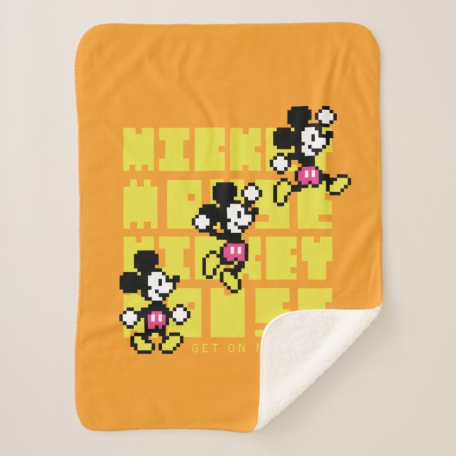 Couverture Sherpa Mickey Mouse Double Jump (Devant)
