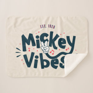 Couverture Sherpa Mickey Mouse   Mickey Vibes Est. 1928