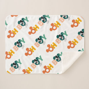 Couverture Sherpa Mickey Mouse   Oh Garçon