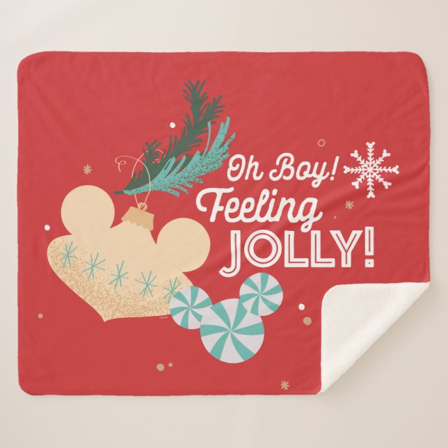 Couverture Sherpa Mickey Mouse | Oh mon garçon ! Sentez Jolly ! (Devant (Horizontal))
