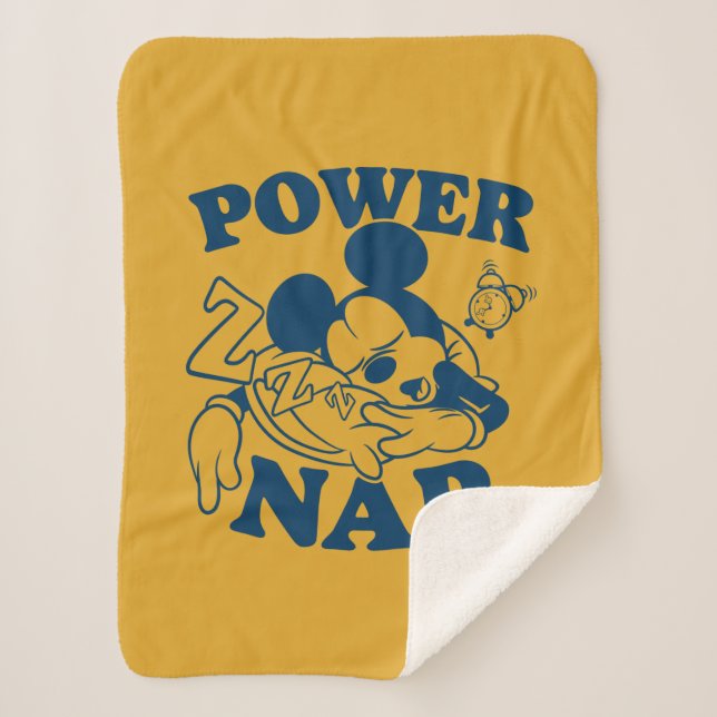 Couverture Sherpa Mickey Mouse Power Nap (Devant)