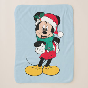 Couverture Sherpa Mickey Mouse Tenue hivernale