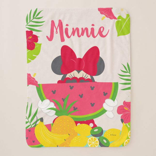 Couverture Sherpa Minnie | Minnie's Tropical Adventure (Devant)