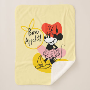 Couverture Sherpa Minnie Mouse   Bon Appetit !