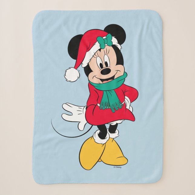 Couverture Sherpa Minnie | Tenue hivernale (Devant)