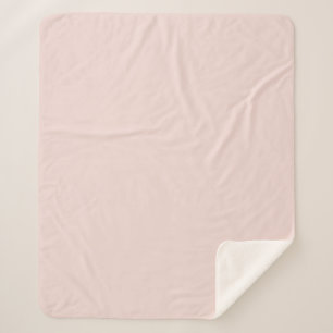 Couverture Sherpa Minuscule rose vif uni élégant chic