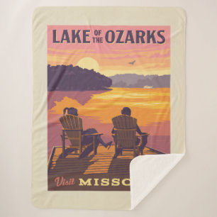 Couverture Sherpa Missouri Lac des Ozarks