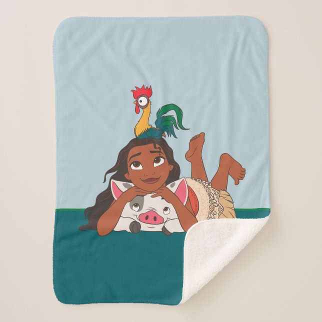 Couverture Sherpa Moana de Disney | Moana & Friends (Devant)