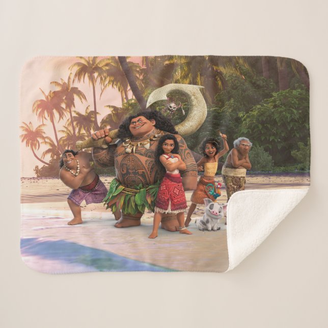 Couverture Sherpa Moana et Crew (Devant (Horizontal))