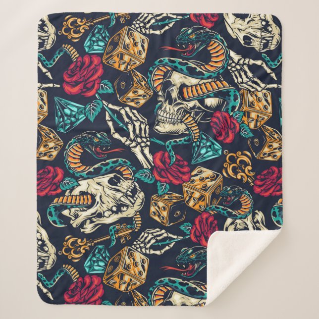 Couverture Sherpa Mode de vie rétro (Devant)