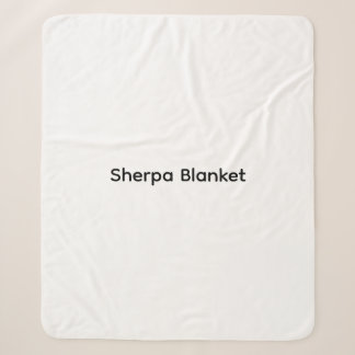 Couverture Sherpa Moderne personnalisé avec votre photo ou texte
