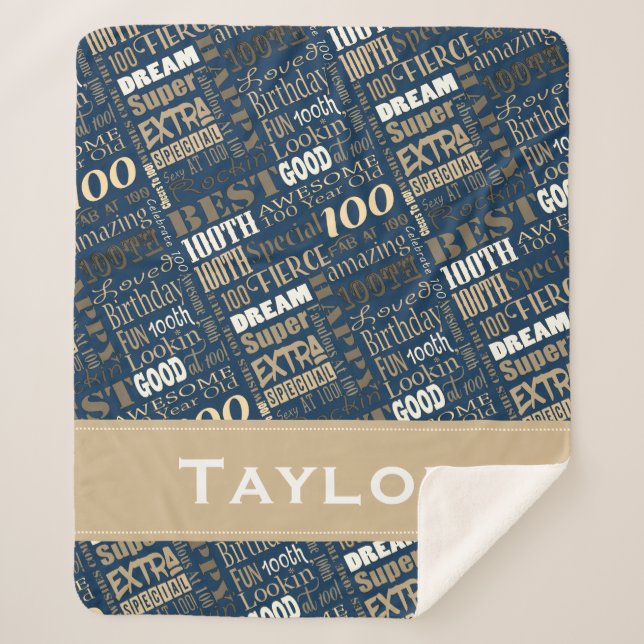 Couverture Sherpa Monogramme photo spécial 100e anniversaire de la f (Devant)