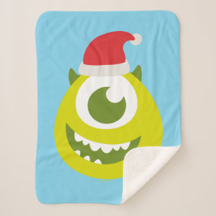 Couverture Sherpa Monsters Inc.   Mike à Santa Hat