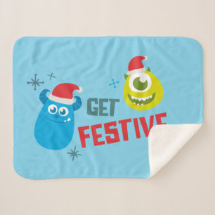 Couverture Sherpa Monsters Inc.   Mike & Sulley Obtenir Festive