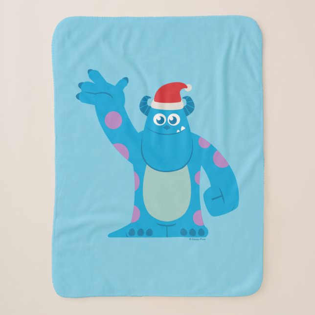 Couverture Sherpa Monsters Inc. | Vave de Sulley Santa Hat (Devant)