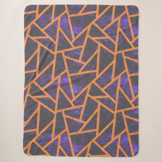 Couverture Sherpa Mosaïque d'Halloween