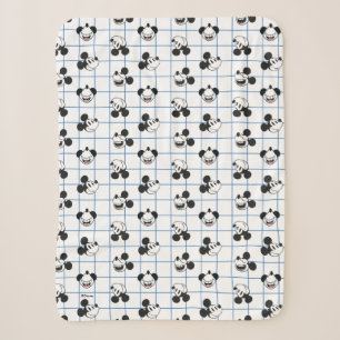 Couverture Sherpa Motif à carreaux classique de Mickey Mouse sourian