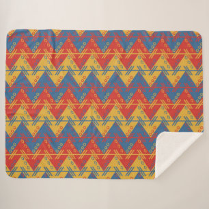 Couverture Sherpa Motif Aztec