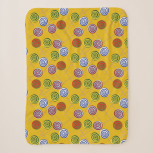 Couverture Sherpa Motif de bonbons motif Lollies lollipop 15