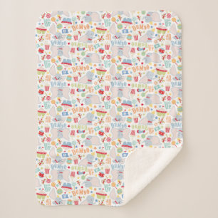 Couverture Sherpa Motif de cumul Dumbo et Timothy