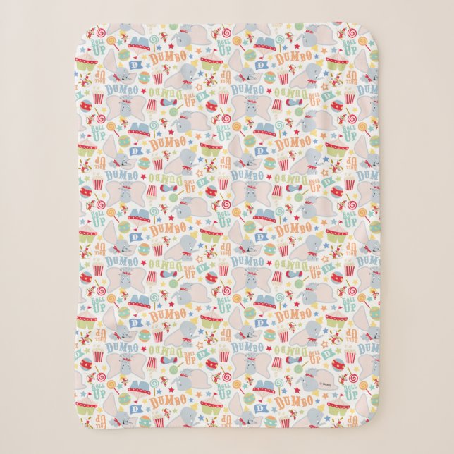 Couverture Sherpa Motif de cumul Dumbo et Timothy (Devant)