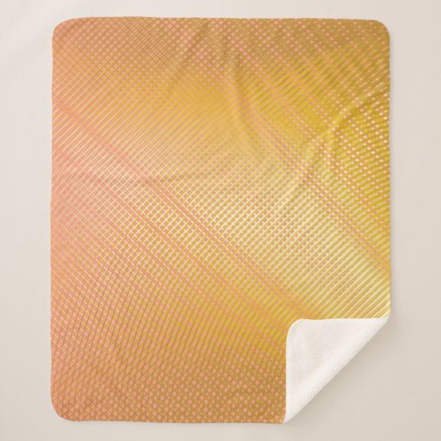 Couverture Sherpa Motif de dégradé minimal. Conception de la couvert (Devant)