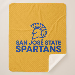 Couverture Sherpa Motif de fibre de carbone de Spartans d'état de