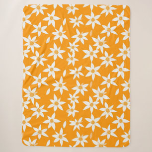 Couverture Sherpa Motif de fleurs Sunny Delight