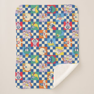 Couverture Sherpa Motif de jeton couleur LOONEY TUNES™ Checker