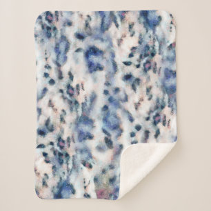 Couverture Sherpa Motif de la peau Poster de animal de léopard des 