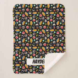 Couverture Sherpa Motif de Logos et Héros de la Ligue de la justice 