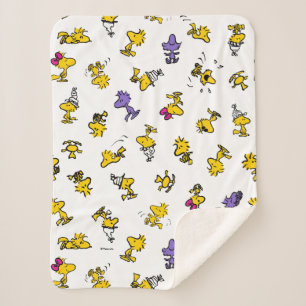 Couverture Sherpa Motif de loisirs Woodstock