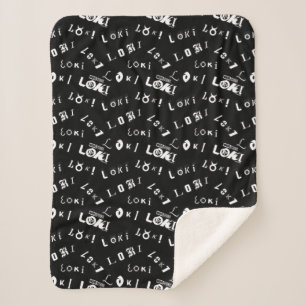 Couverture Sherpa Motif de nom Loki