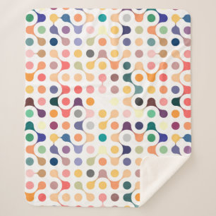 Couverture Sherpa Motif de structure moléculaire