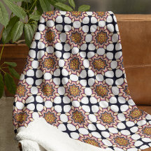 Motif en mosaïque colorée inspirée du mandala
