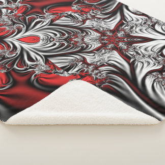 Couverture Sherpa motif fractal