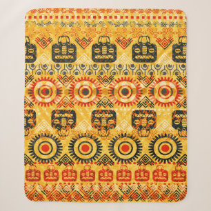 Couverture Sherpa Motif homogène tribal